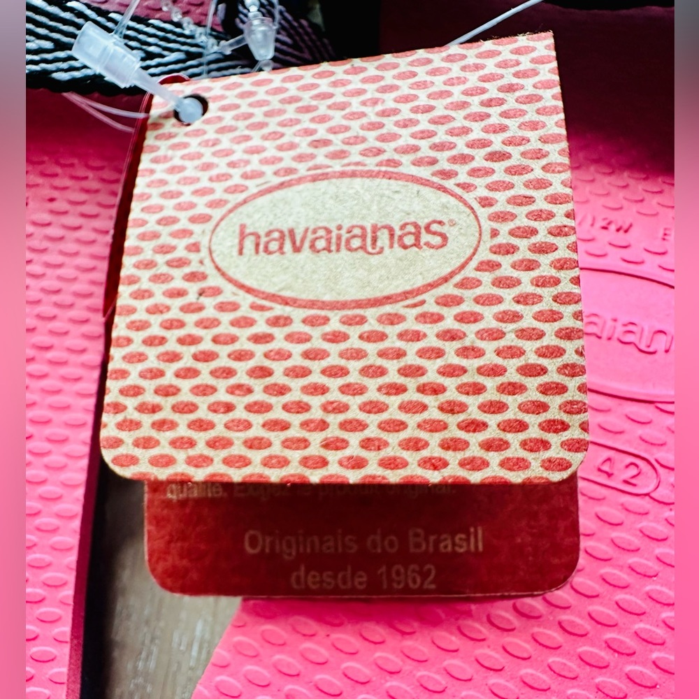 🆕🔖Havaianas You Trancoso Women's Sandals✨Pink Portcelain/Blue✨41/42 US 10/11 - Picture 9 of 15